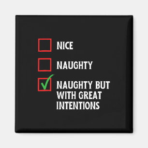 Funny Naughty List Tee A Naughty But With Great In Magnet