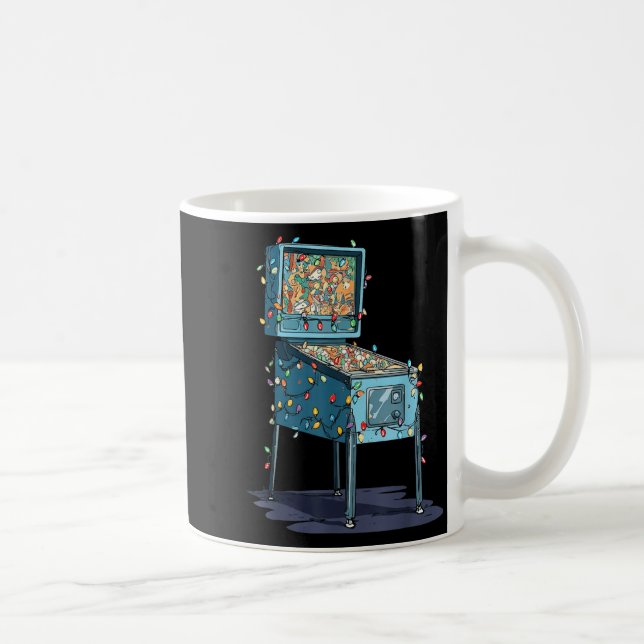 Funny Nball Machine Christmas Graphics Lights Love Coffee Mug (Right)