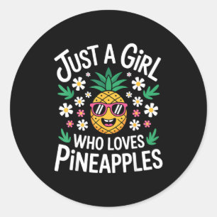 Funny Ne Design For Women Girls Fruit Ne Lover  Classic Round Sticker