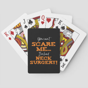 Funny Neck Surgery Recovery Playing Cards