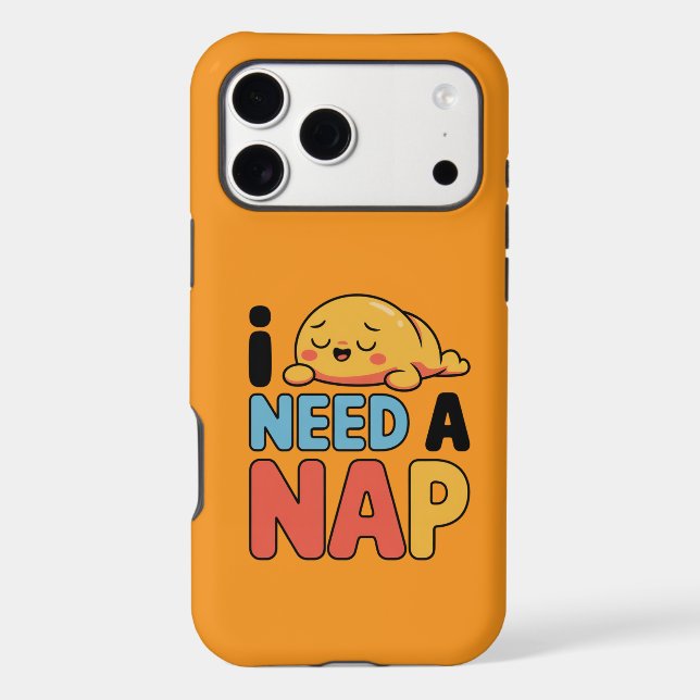 Funny Need A Nap Cute Sleepy Cartoon,Phone Case (Back)
