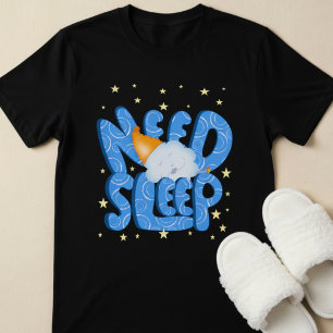 Funny Need Sleep Cloud Character T-Shirt