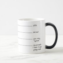 Funny "need to poop" coffee lovers mug