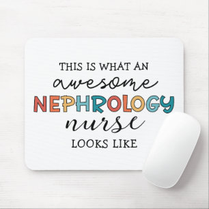 Funny Nephrology Nurse Awesome Appreciation Mouse Mat
