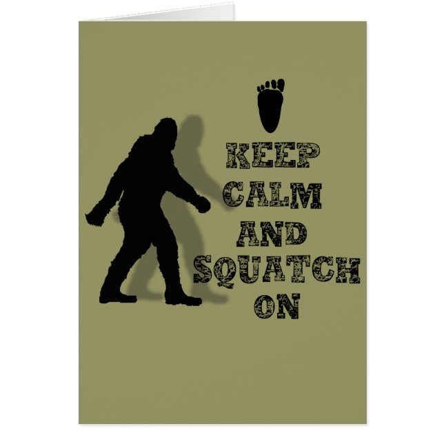 funny nerdy geek big foot sasquatch (Front)