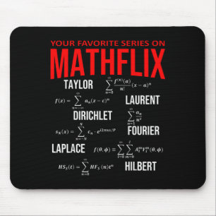Funny Nerdy Your Favorite Series On Mathflix Math  Mouse Mat