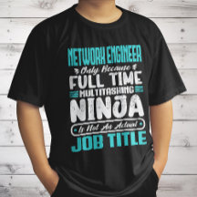 Funny Network Engineer Job Title Profession Skills