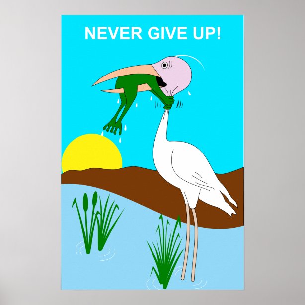 Never Give Up Frog Gifts & Gift Ideas | Zazzle UK