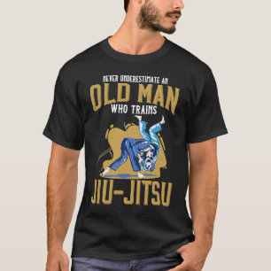 Funny Never underestimate An Old man who trains Ji T-Shirt