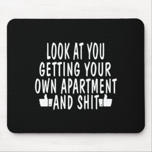 Funny New Apartment House Warming Gift  Mouse Mat