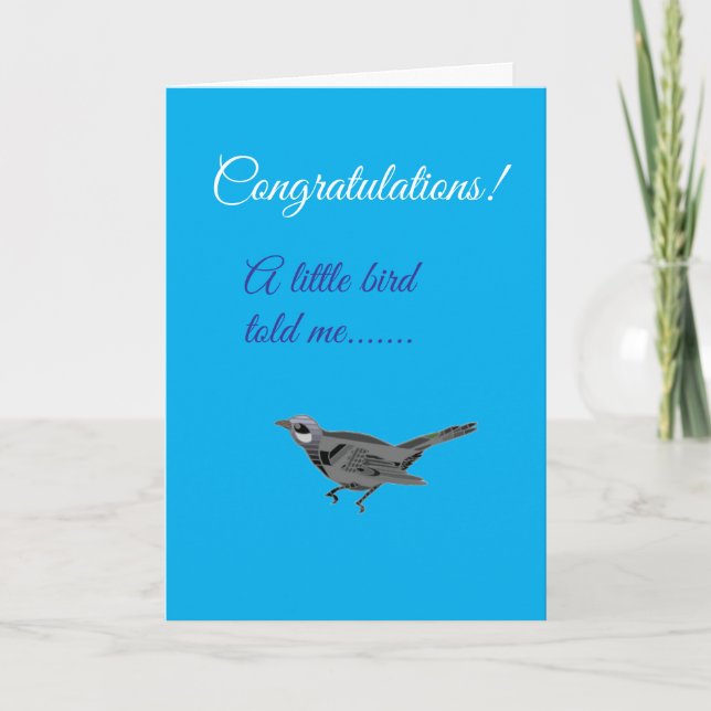 funny new baby congratulations card (Front)