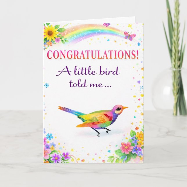 funny new baby congratulations card (Front)