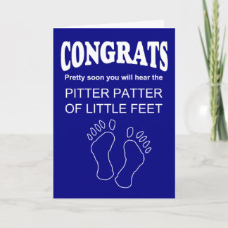 funny New baby congratulations Card