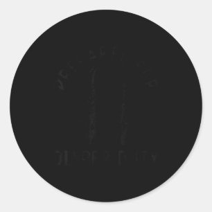 Funny New Dad Prepared For Diaper Duty Classic Round Sticker