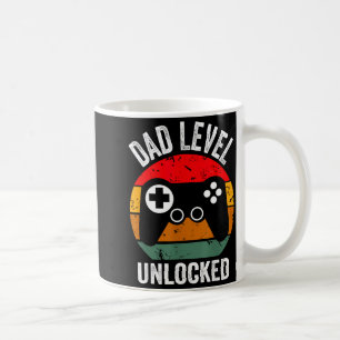 Funny New Dad Shirt Dad Level Unlocked Tee Shirt G Coffee Mug