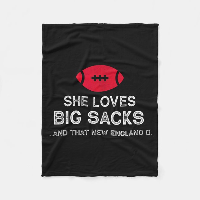 Funny New England Football Quote Men Women Gift  Fleece Blanket (Front)