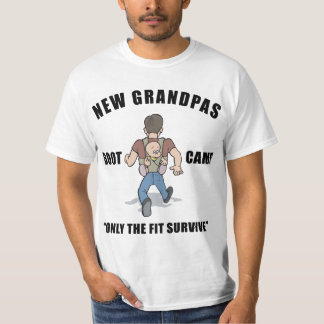 Funny New Grandpa Boot Camp T-Shirt