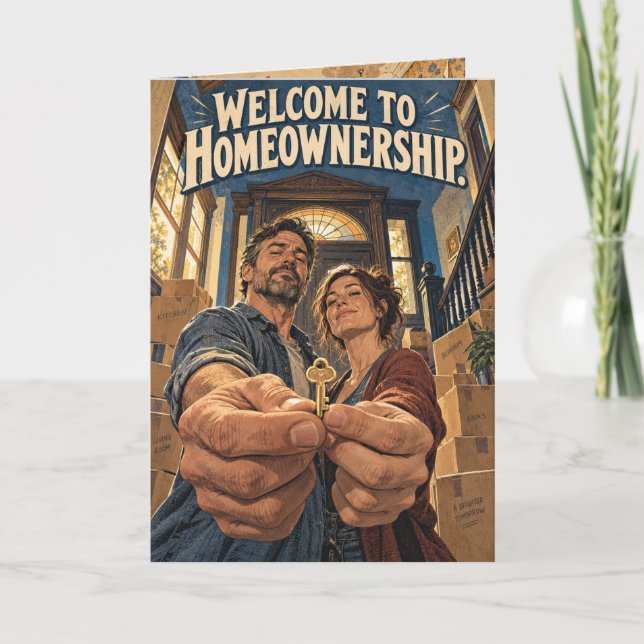 Funny New Home Card | Everything Is Your Problem N (Front)