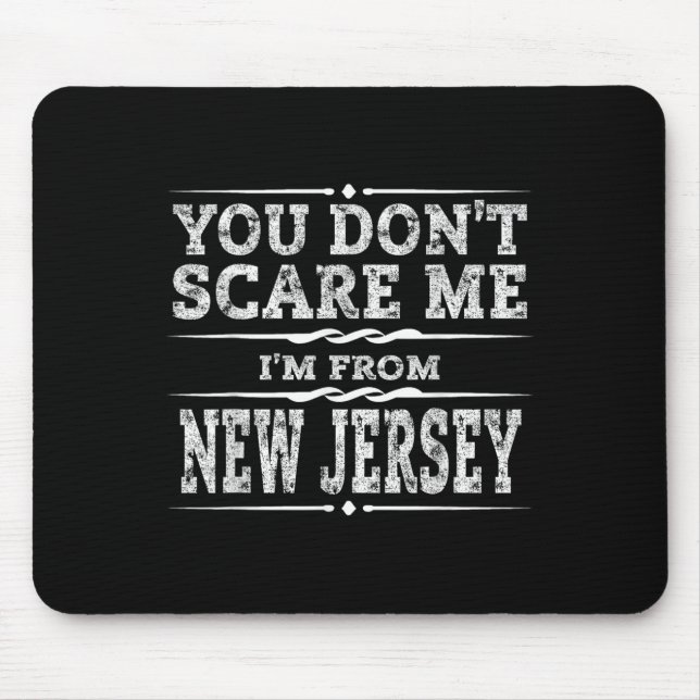 Funny New Jersey Home Garden State Gift  Mouse Mat (Front)