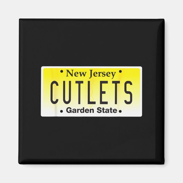 Funny New Jersey Italian American Devito Nj Cutlet Magnet (Front)