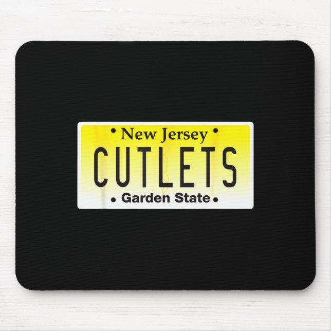 Funny New Jersey Italian American Devito Nj Cutlet Mouse Mat (Front)