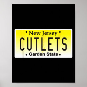 Funny New Jersey Italian American Devito Nj Cutlet Poster