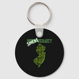 Funny New Jersey Weed Weed Culture  Key Ring