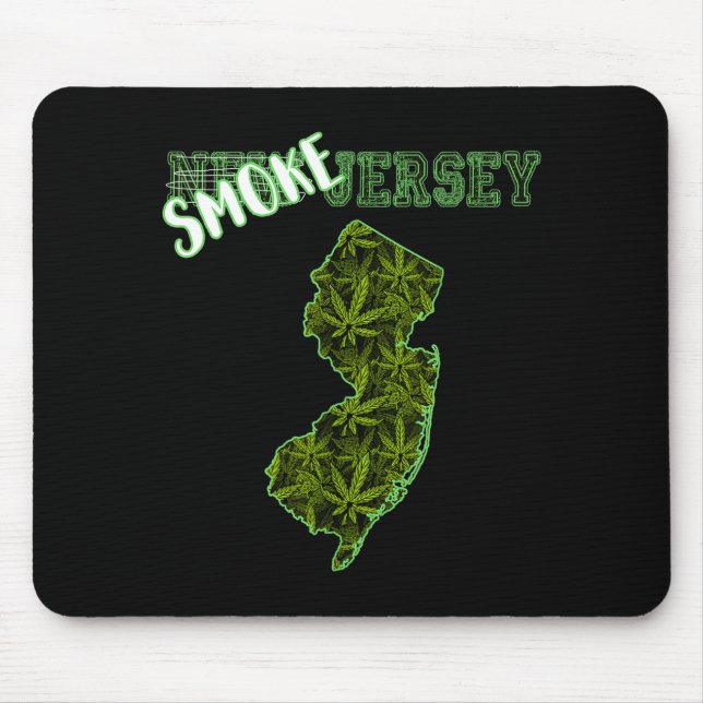 Funny New Jersey Weed Weed Culture  Mouse Mat (Front)
