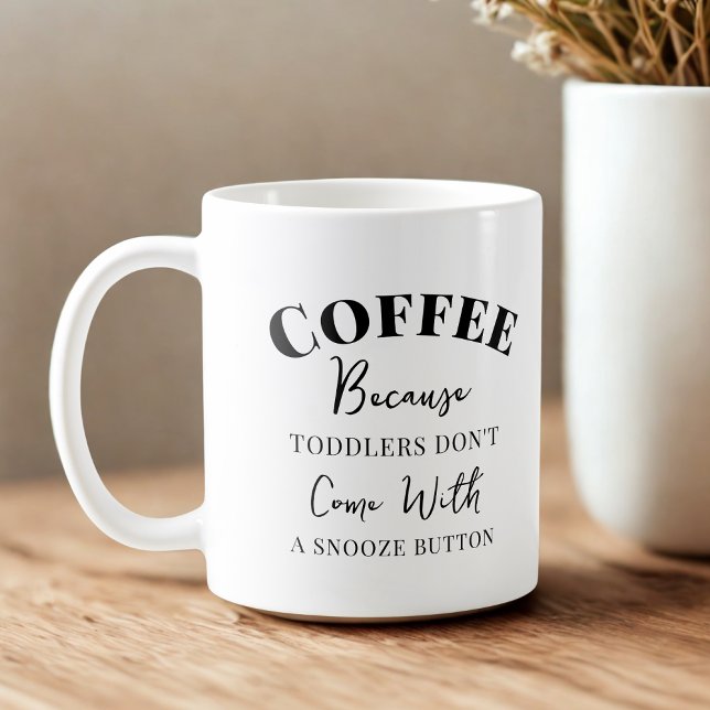 Funny New Mum Gift Modern Typography Mothers Day  Coffee Mug (Creator Uploaded)