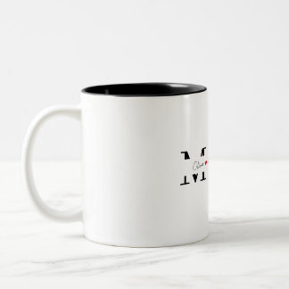 Funny New Mum Gift Modern Typography Mothers Day M Two-Tone Coffee Mug