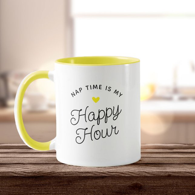 Funny New Mum Nap time Happy Hour Tired Mum Mug (Creator Uploaded)