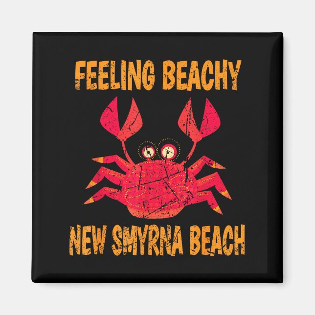 Funny New Smyrna Beach Vacation Summer Quote For M Magnet (Front)
