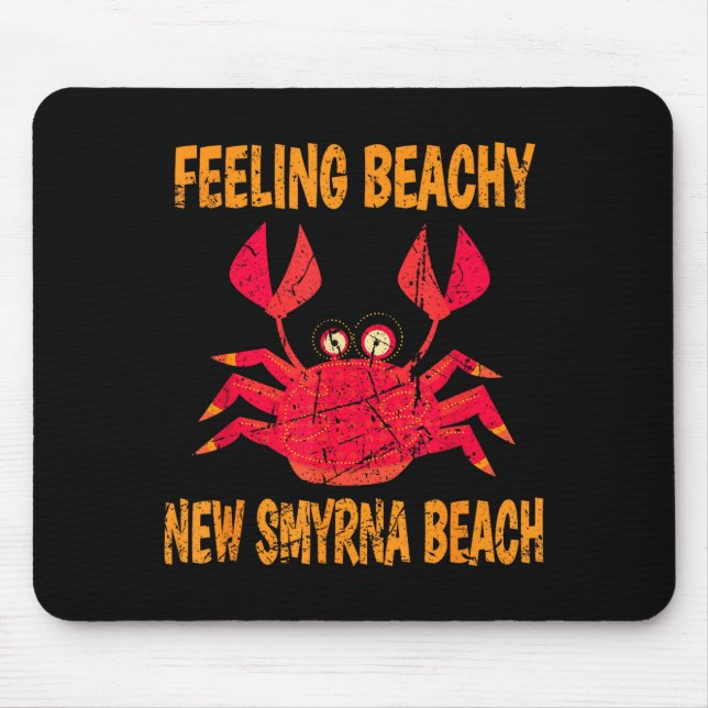 Funny New Smyrna Beach Vacation Summer Quote For M Mouse Mat (Front)