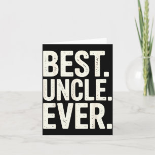 Funny New Uncle Art For Uncle Men From Nephew Niec Card