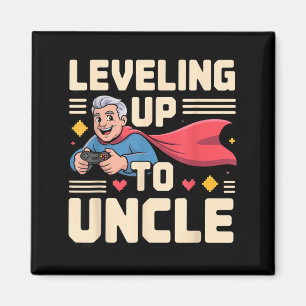Funny New Uncle Art For Uncle Men From Nephew Niec Magnet