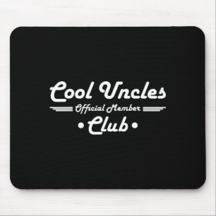 Funny New Uncle Pregnancy Announcement Cool Uncles Mouse Mat