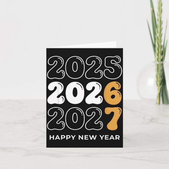 Funny New Year 2026 Kids Six Seven 67 Meme  Card (Front)