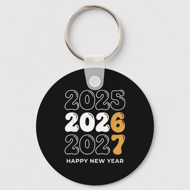 Funny New Year 2026 Kids Six Seven 67 Meme  Key Ring (Front)