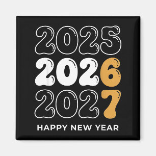 Funny New Year 2026 Kids Six Seven 67 Meme Magnet