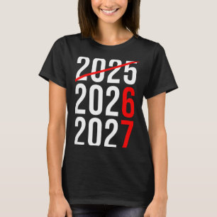 Funny New Year 67 Meme Hello 2026 Goodbye 2025 Wai T-Shirt