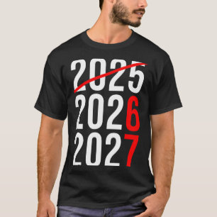 Funny New Year 67 Meme Hello 2026 Goodbye 2025 Wai T-Shirt