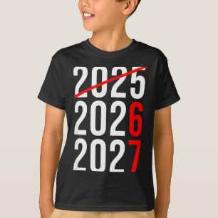Funny New Year 67 Meme Hello 2026 Goodbye 2025 Wai T-Shirt