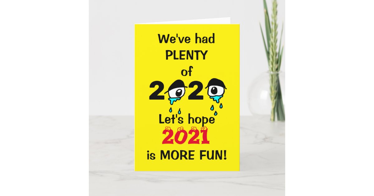 Funny New Year Christmas 2020 Holiday Card | Zazzle.co.uk