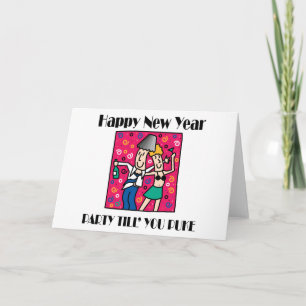 Funny New Year's Eve Holiday Card