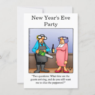 Funny New Year's Eve Party Invitations