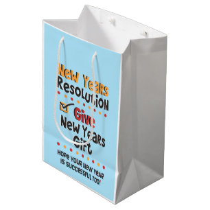 Funny New Years Resolution © Gift Bag