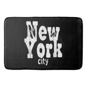 Funny New York City  Bath Mat