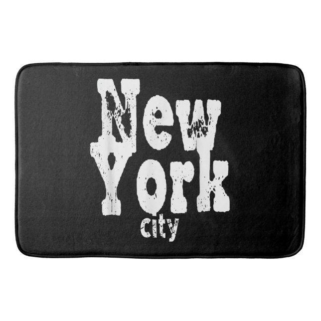 Funny New York City  Bath Mat (Front)
