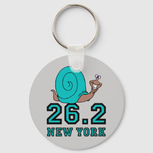 Funny New York marathon Key Ring
