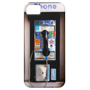 Funny New York Public Pay Phone Photograph Barely There iPhone 5 Case